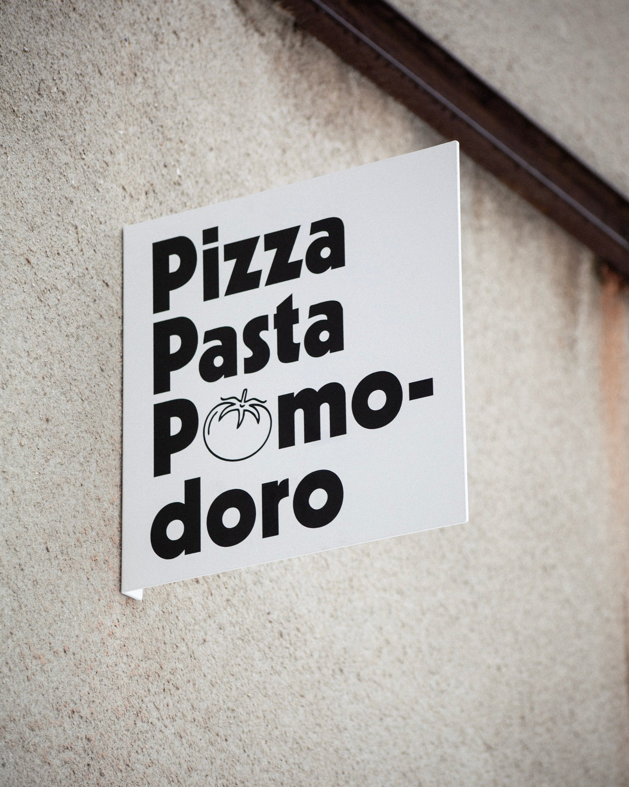 Quadratisches Auslegerschild 400×400 mm