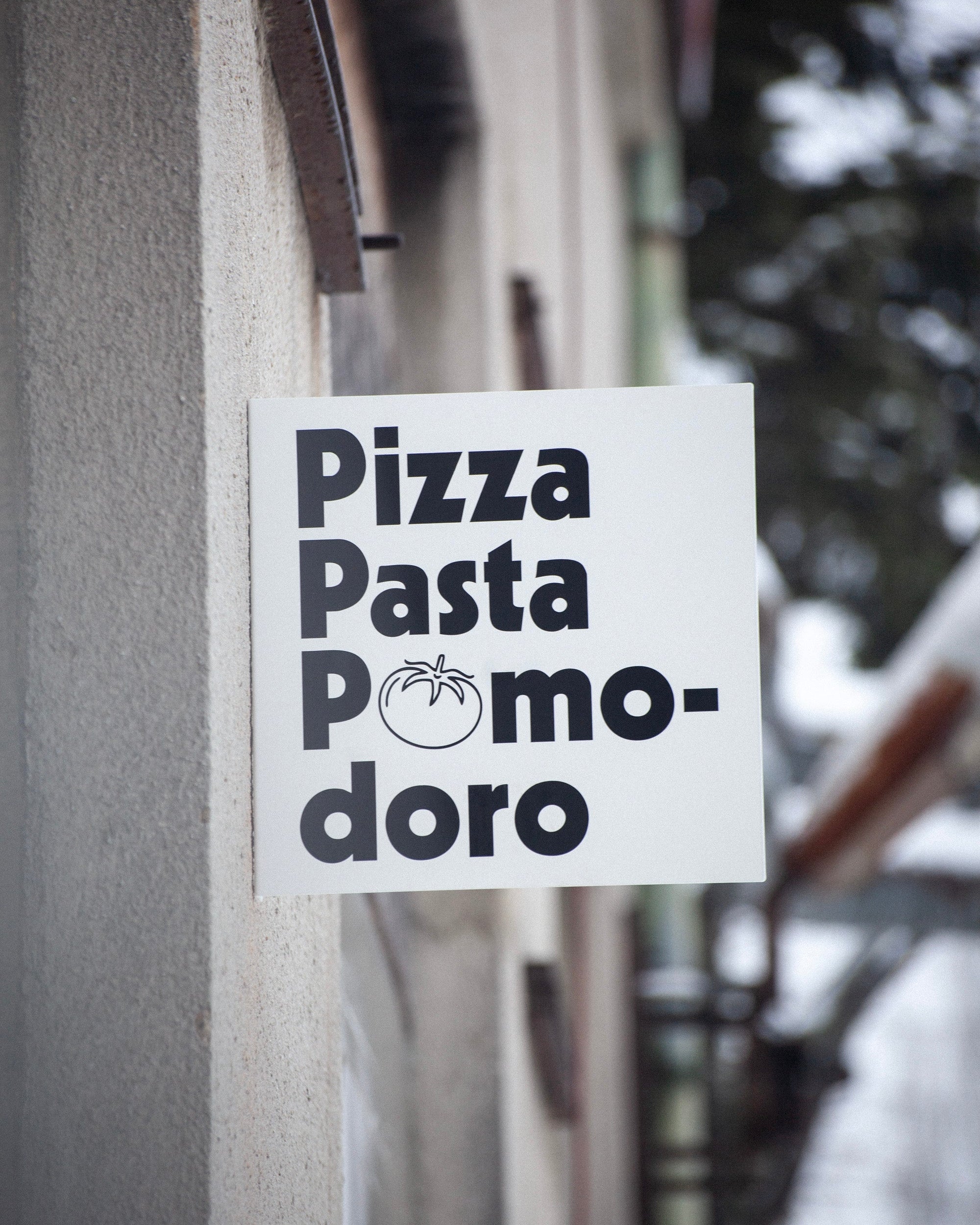 Quadratisches Auslegerschild 400×400 mm