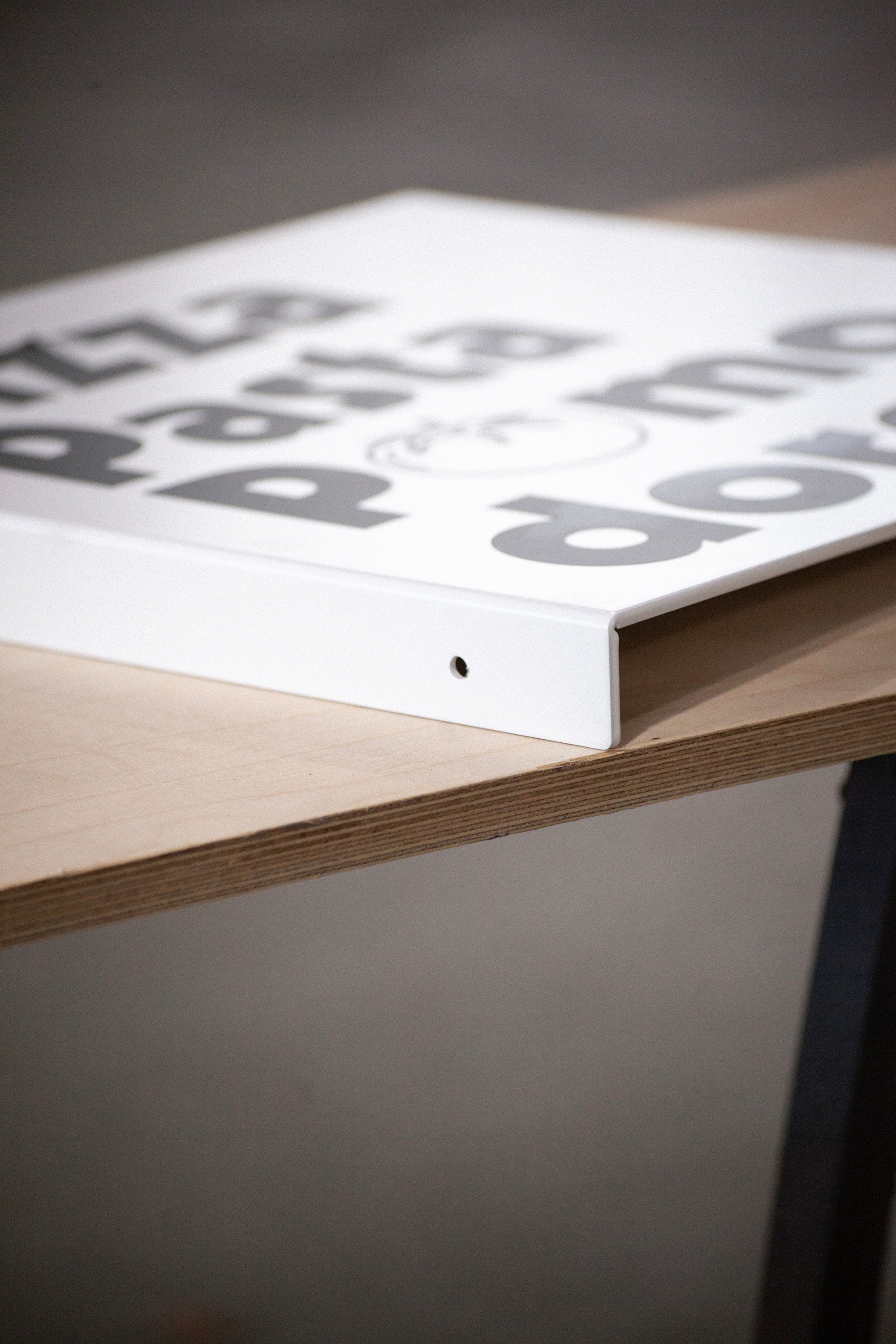 Quadratisches Auslegerschild 400×400 mm